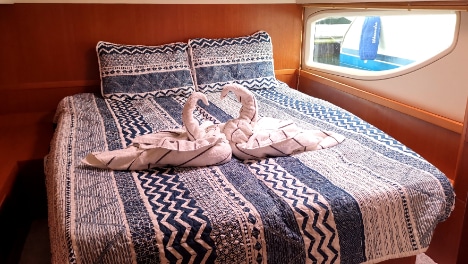Yacht Rental Bedroom View