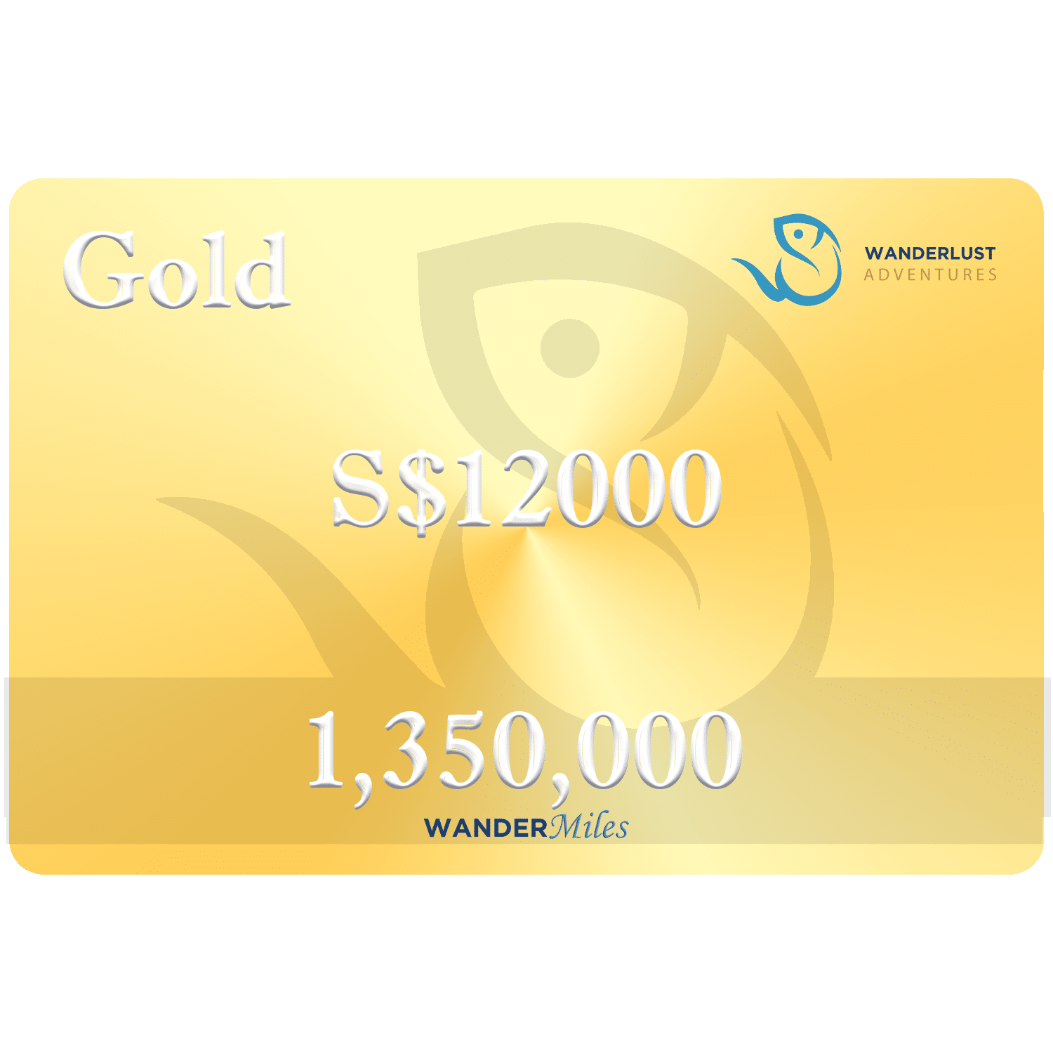 WanderMiles Gold - SGD $12000