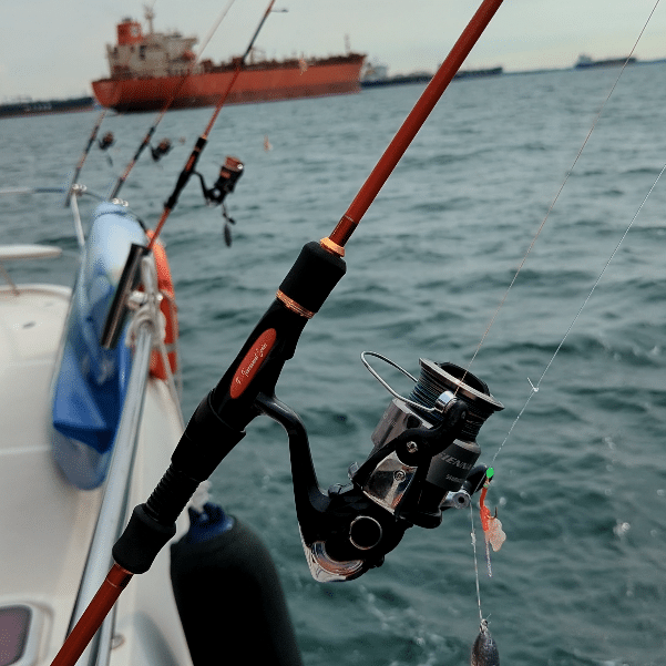 Fishing Rods on Yacht Rental