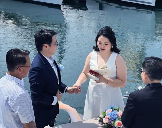 Yacht Rental Wedding Solemnisation