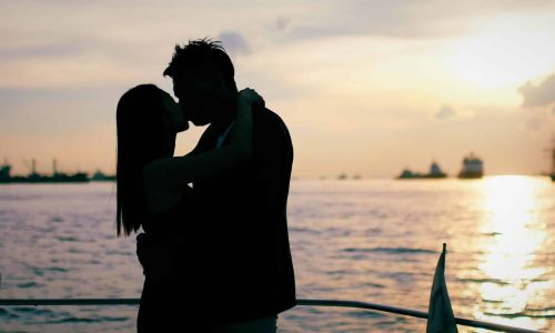 Proposal with sunset