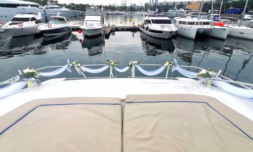 Yacht Rental Back View