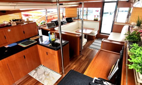 Yacht Rental Saloon View
