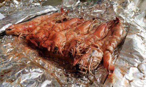 Catch-BBQ Cooked Prawn Zoomed View