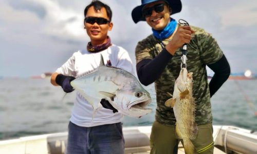 Double Hook Up On Fishing Trip