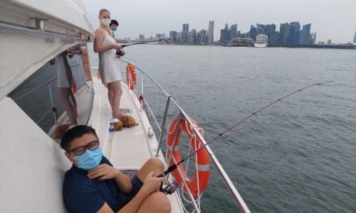 Fishing Party on Yacht Singapore
