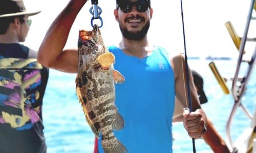 Guy Caught Grouper