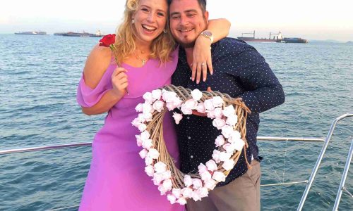 Proposal on Sea - Couple