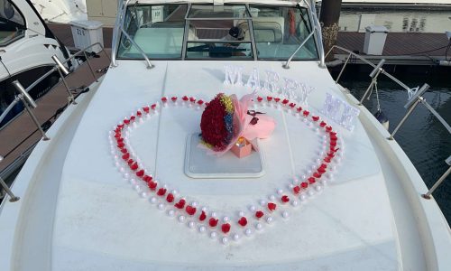 Proposal on Sea - Heart shaped decoration