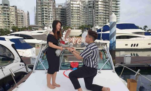 Proposal on Sea - Proposing