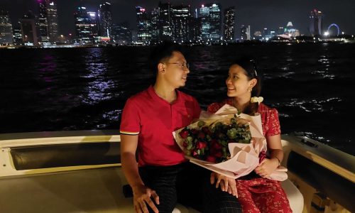 Proposal on Sea - Singapore Night View