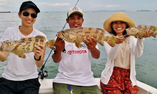 Triple Hook Up on Fishing Party Trip