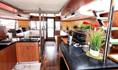 Yacht Rental Front Saloon View